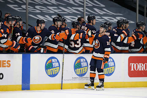 Anthony Beauvillier #18 of the New York Islanders/ (Photo by Al Bello/Getty Images)