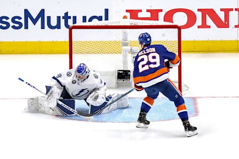 Andrei Vasilevskiy #88 of the Tampa Bay Lightning (Photo by Bruce Bennett/Getty Images)