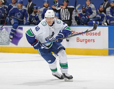 Vancouver Canucks forward Elias Pettersson (Photo by Claus Andersen/Getty Images)