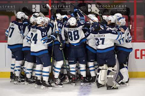 Winnipeg Jets. Mandatory Credit: Marc DesRosiers-USA TODAY Sports