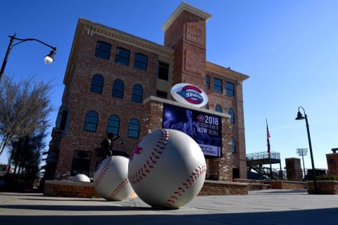 GREENVILLE, SC – DECEMBER 29:Fluor Field, home of the minor league Greenville Drive, a Class A affiliate of the Boston Red Sox is photographed in the morning during the offseason December 29, 2017, in Greenville, SC.(Photo by Katherine Frey/The Washington Post via Getty Images)