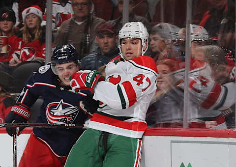 John Quenneville – New Jersey Devils (Photo by Bruce Bennett/Getty Images)