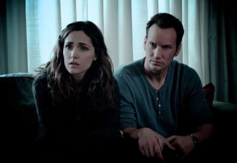 Rose Byrne and Patrick Wilson in Insidious (2010).