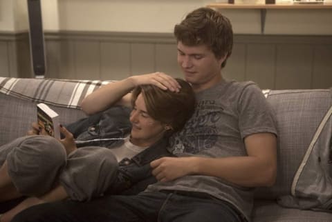 Shailene Woodley and Ansel Elgort in The Fault in Our Stars (2014).