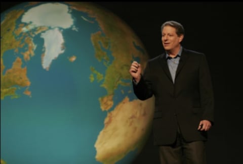 Al Gore in An Inconvenient Truth (2006).