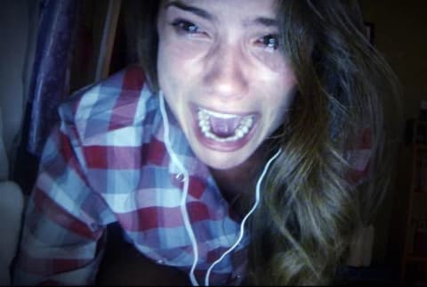 Shelley Hennig in Unfriended (2014).