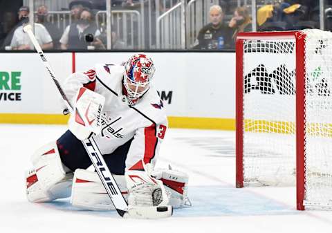 Ilya Samsonov, Washington Capitals Mandatory Credit: Bob DeChiara-USA TODAY Sports