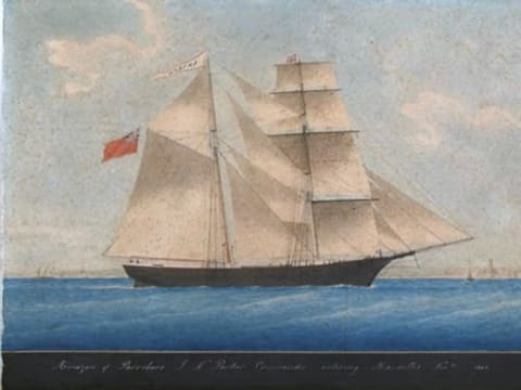 The Amazon in 1861. The ship was later renamed the Mary Celeste.