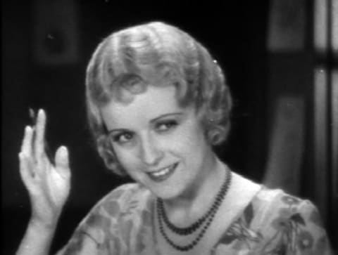 June Marlowe as Miss Crabtree in the 1930 Our Gang short 'School's Out'