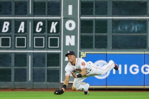 Michael Brantley of the Houston Astros (Photo by Elsa/Getty Images)