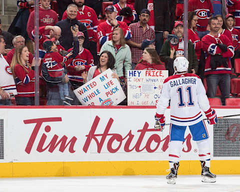 DETROIT, MI – APRIL 05: Montreal Canadiens (Photo by Dave Reginek/NHLI via Getty Images)