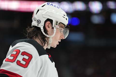 New Jersey Devils defenseman Ryan Graves (33): Joe Camporeale-USA TODAY Sports