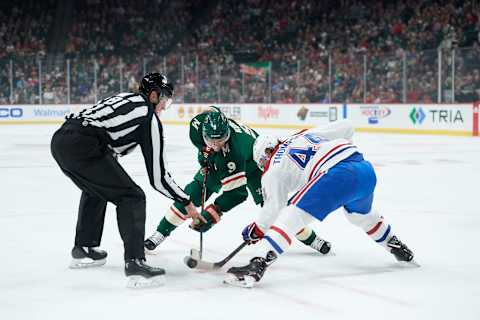 Mikko Koivu #9 of the Minnesota Wild. (Photo by Hannah Foslien/Getty Images)