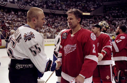 Sergei Gonchar, Washington Capitals Mandatory Credit: Rick Stewart /Allsport