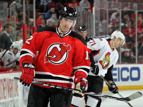 Brian Rolston #12 of the New Jersey Devils (Photo by Jim McIsaac/Getty Images)