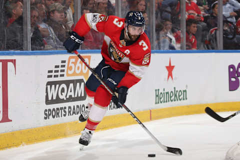 Keith Yandle #3 of the Florida Panthers. (Photo by Joel Auerbach/Getty Images)