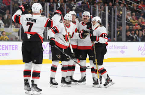 Jake Sanderson #85, Ottawa Senators (Photo by Candice Ward/Getty Images)