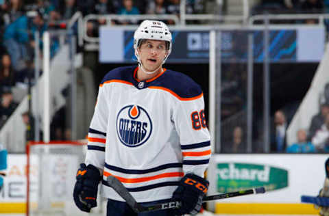 Brandon Davidson #88, Edmonton Oilers (Photo by Rocky W. Widner/NHL/Getty Images)