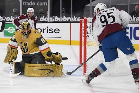 Marc-Andre Fleury #29 of the Vegas Golden Knights. (Photo by Ethan Miller/Getty Images)