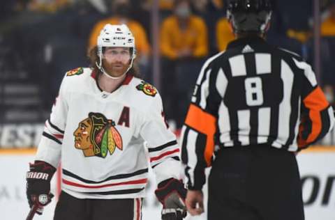 Duncan Keith #2, Chicago Blackhawks Mandatory Credit: Christopher Hanewinckel-USA TODAY Sports