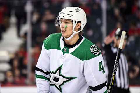 Dallas Stars Defenceman Miro Heiskanen (4). (Photo by Brett Holmes/Icon Sportswire via Getty Images)