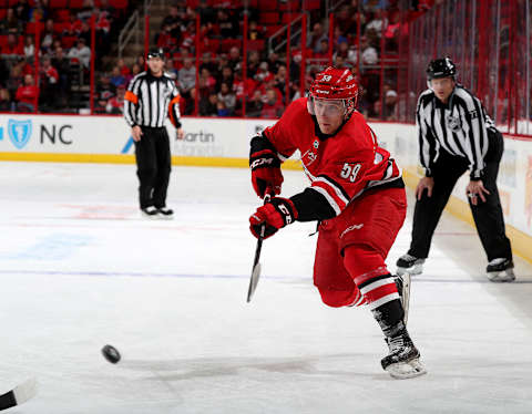 Janne Kuokkanen #59 (Photo by Gregg Forwerck/NHLI via Getty Images)