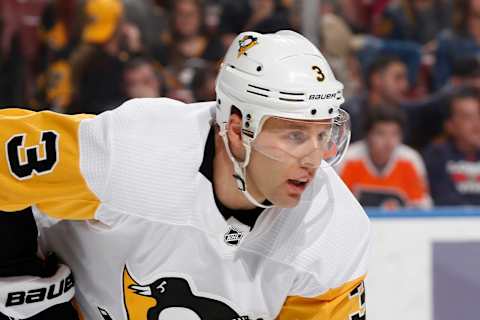 Jack Johnson #3 of the Pittsburgh Penguins (Photo by Joel Auerbach/Getty Images)