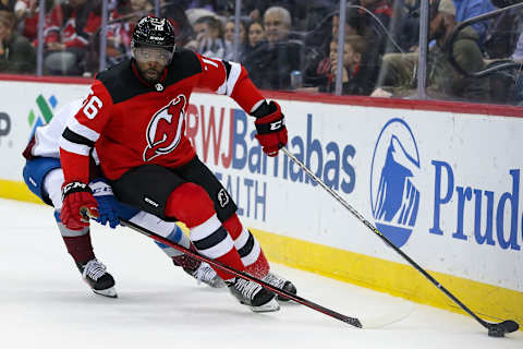 Mar 8, 2022; Newark, New Jersey, USA; P.K. Subban. Mandatory Credit: Tom Horak-USA TODAY Sports