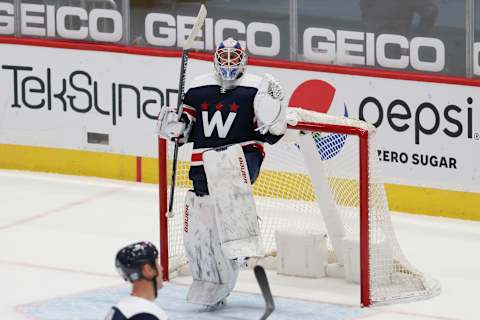 Vitek Vanecek, Washington Capitals Mandatory Credit: Geoff Burke-USA TODAY Sports