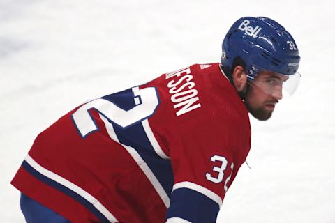 Montreal Canadiens defenseman Erik Gustafsson; Mandatory Credit: Jean-Yves Ahern-USA TODAY Sports