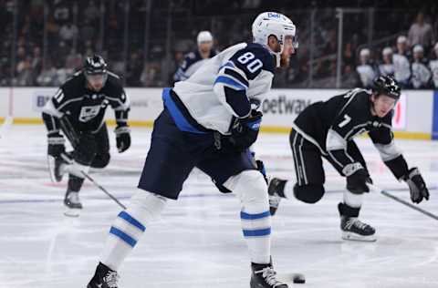 Pierre-Luc Dubois #80, Winnipeg Jets. (Photo by Harry How/Getty Images)