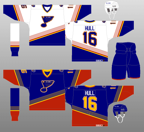 Illustration by Andrew M. Greenstein, The unofficial NHL Uniform Database