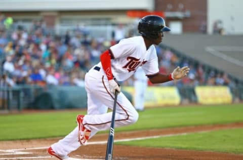 Nov 5, 2016; Surprise, AZ, USA; West shortstop Nick Gordon of the Minnesota Twins during the Arizona Fall League Fall Stars game at Surprise Stadium. Mandatory Credit: Mark J. Rebilas-USA TODAY Sports