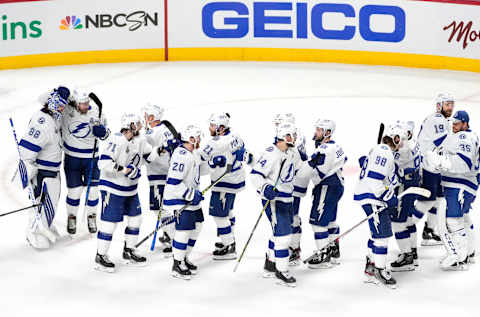 Andrei Vasilevskiy #88 of the Tampa Bay Lightning. (Photo by Mark Blinch/Getty Images)