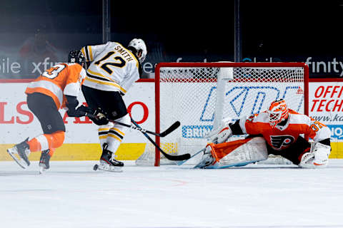 Brian Elliott #37 of the Philadelphia Flyers. (Photo by Tim Nwachukwu/Getty Images)