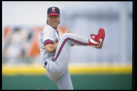 Mark Langston, Angels. Mandatory Credit: Stephen Dunn /Allsport