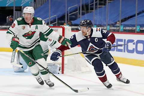 Ryan Suter #20 of the Minnesota Wild. (Photo by Matthew Stockman/Getty Images)