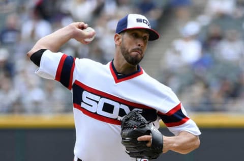 CHICAGO, IL – JUNE 02: Chicago White Sox starting pitcher James Shields (33) delivers the ball against the Milwaukee Brewers on June 2, 2018 at Guaranteed Rate Field in Chicago, Illinois. (Photo by Quinn Harris/Icon Sportswire via Getty Images)