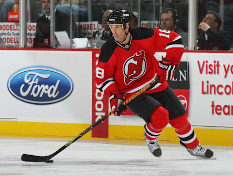 Brendan Shanahan #13 of the New Jersey Devils. (Photo by Bruce Bennett/Getty Images)