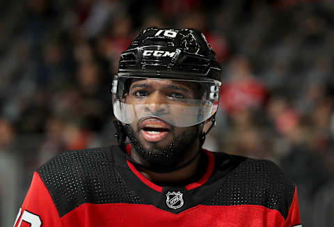 P.K. Subban #76 of the New Jersey Devils (Photo by Elsa/Getty Images)