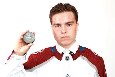 Justus Annunen, Colorado Avalanche (Photo by Tom Pennington/Getty Images)