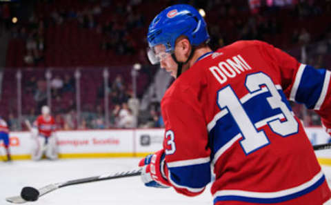 MONTREAL, QC – SEPTEMBER 19: Max Domi Montreal Canadiens  (Photo by Vincent Ethier/Icon Sportswire via Getty Images)