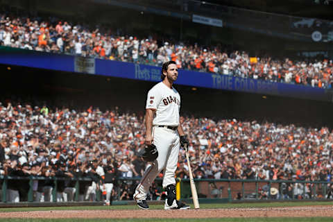 Madison Bumgarner, 2019. (Photo by Lachlan Cunningham/Getty Images)