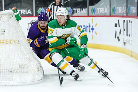 Minnesota Wild left wing Kirill Kaprizov (97). Mandatory Credit: David Berding-USA TODAY Sports