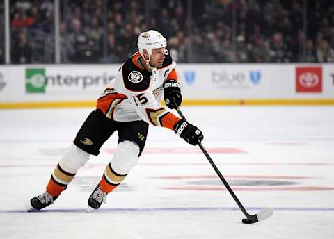 Ryan Getzlaf #15 of the Anaheim Ducks. (Photo by Harry How/Getty Images)