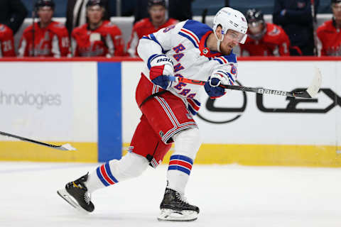 Pavel Buchnevich #89 of the New York Rangers. (Photo by Patrick Smith/Getty Images)