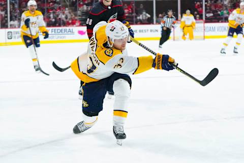 Nashville Predators right wing Viktor Arvidsson (33Mandatory Credit: James Guillory-USA TODAY Sports