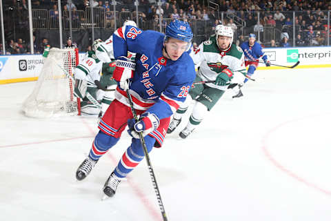 NEW YORK, NY – FEBRUARY 23: Jimmy Vesey