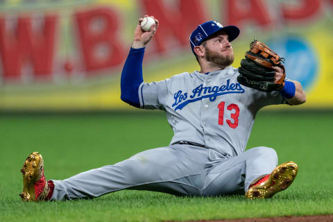 Los Angeles Dodgers IF Max Muncy (Photo by Brace Hemmelgarn/Minnesota Twins/Getty Images)