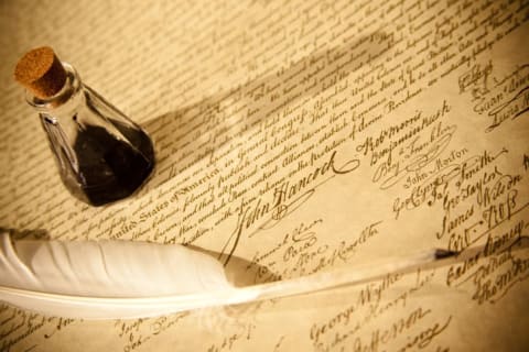 Declaration of Independence signatures